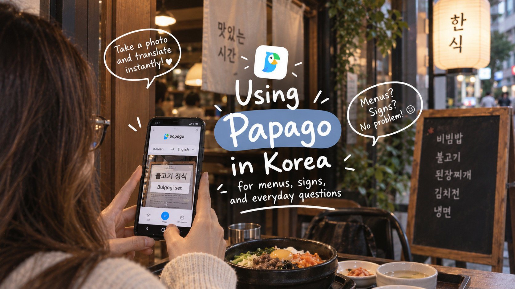 How to Use Papago in Korea for Menus, Signs, and Everyday Questions