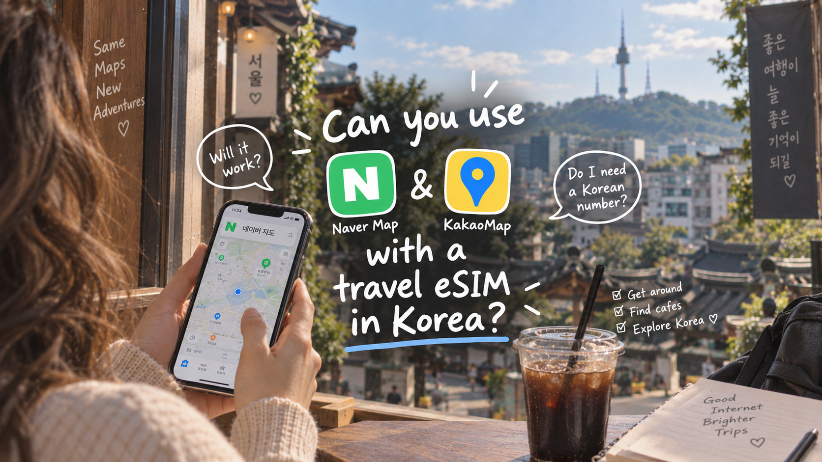 Can You Use Naver Map and KakaoMap With a Travel eSIM in Korea?