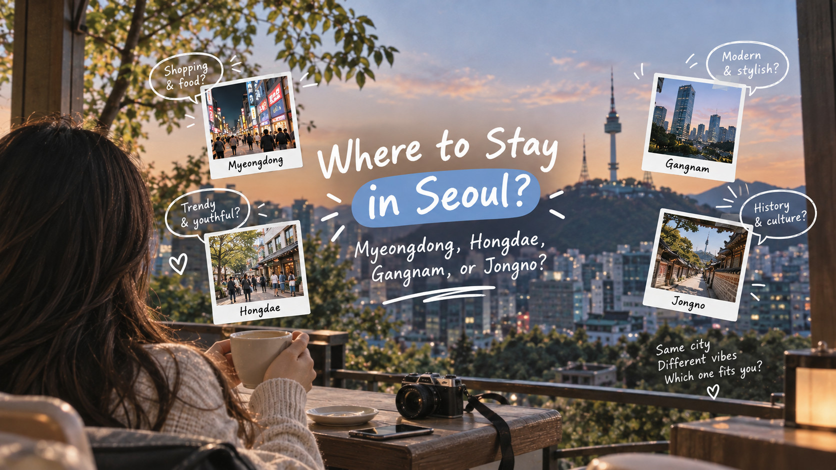 Where to Stay in Seoul: Myeongdong, Hongdae, Gangnam, or Jongno?