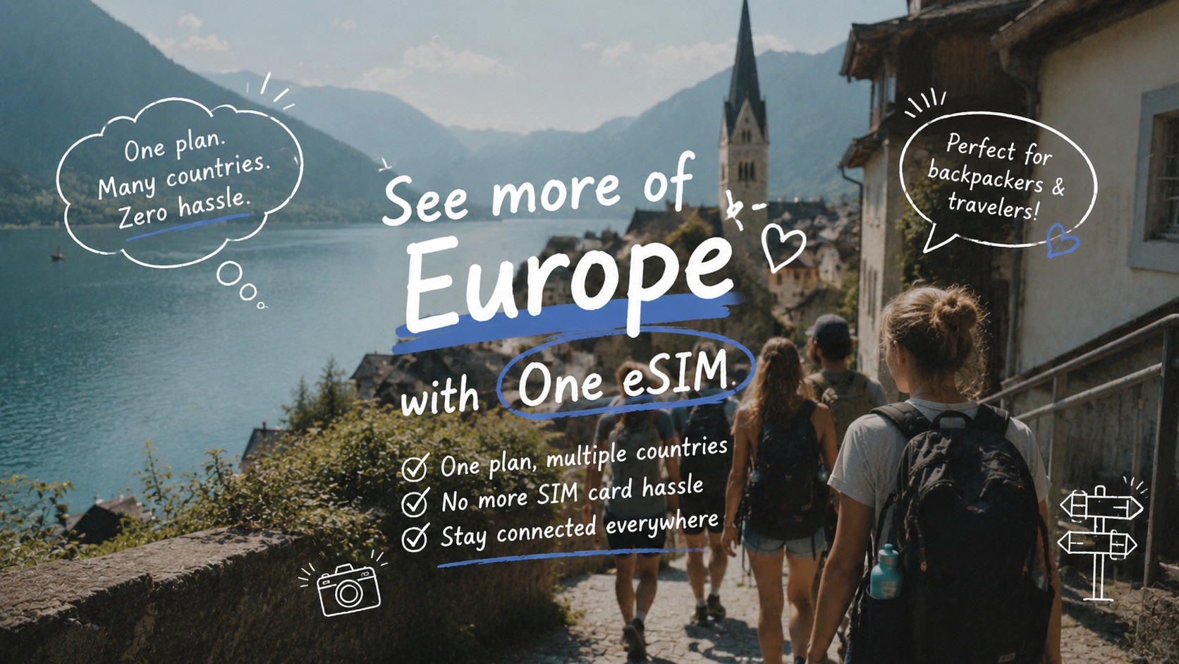 One eSIM, Multiple Countries: A Backpacker’s Guide to Europe