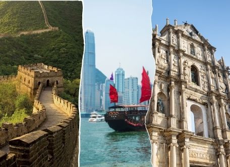 China, Hong Kong, Macau travel eSIM with prepaid mobile data for reliable connectivity throughout your trip.