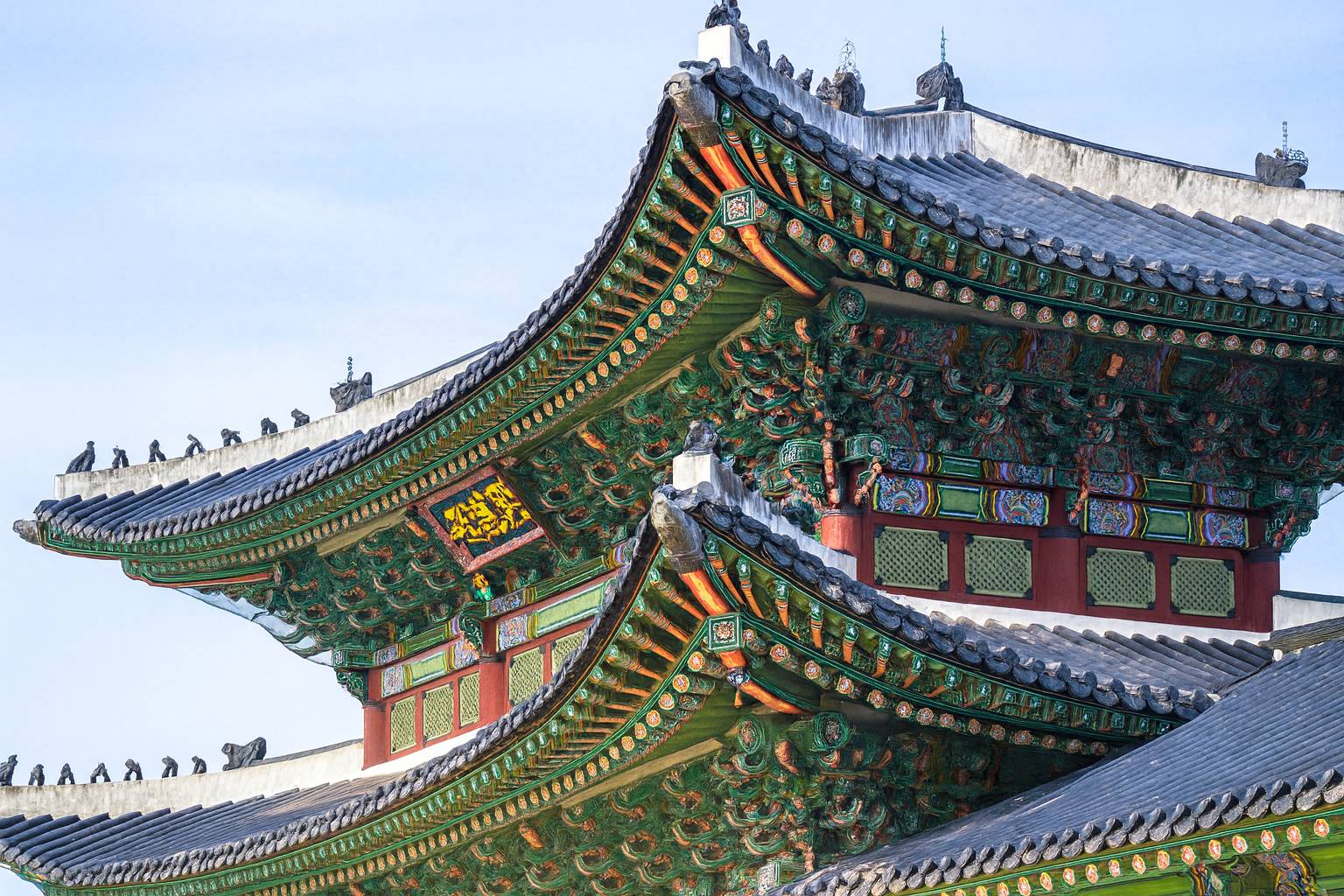 Korea cityscape with travel eSIM enabling reliable mobile data and smooth roaming for visitors