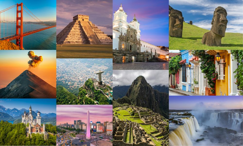 South America cityscape with travel eSIM enabling reliable mobile data and smooth roaming for visitors