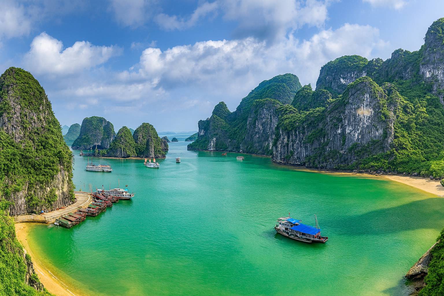 Vietnam cityscape with travel eSIM enabling reliable mobile data and smooth roaming for visitors